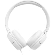 JBL Tune 520C USB-C Hi-Res Wired On-ear Headphones White