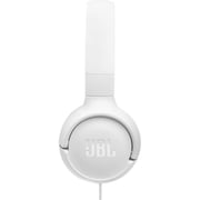 JBL Tune 520C USB-C Hi-Res Wired On-ear Headphones White