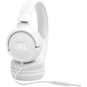 JBL Tune 520C USB-C Hi-Res Wired On-ear Headphones White