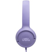 JBL Tune 520C USB-C Hi-Res Wired On-ear Headphones Purple