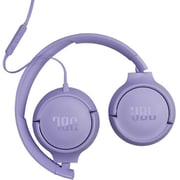 JBL Tune 520C USB-C Hi-Res Wired On-ear Headphones Purple