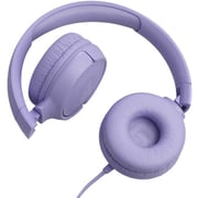 JBL Tune 520C USB-C Hi-Res Wired On-ear Headphones Purple