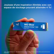 Western Digital Internal Solid State Drive PCle 1TB Blue - WDS100T4B0E