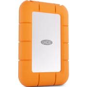LaCie Rugged Mini Portable Solid State Drive USB 3.2 1TB Silver/Orange - STMF1000400
