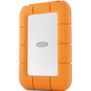 LaCie Rugged Mini Portable Solid State Drive USB 3.2 1TB Silver/Orange - STMF1000400