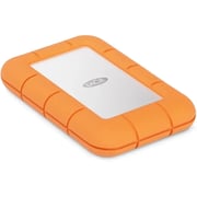 LaCie Rugged Mini Portable Solid State Drive USB 3.2 1TB Silver/Orange - STMF1000400