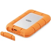LaCie Rugged Mini Portable Solid State Drive USB 3.2 1TB Silver/Orange - STMF1000400