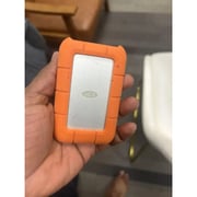 LaCie Rugged Mini Portable Solid State Drive USB 3.2 1TB Silver/Orange - STMF1000400