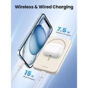 Ugreen 5000C Mini Magnetic Wireless Power Bank 5000mAh White - PB560