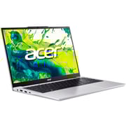 Acer Aspire Lite 15 (2025) Laptop - 13th Gen / Intel Core i7-13620H / 15.6inch FHD / 1TB SSD / 16GB RAM / Windows 11 Home / English & Arabic Keyboard / Light Silver / Middle East Version - [AL15-72P-79LC]