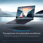 Asus Laptop (2025) Copilot+ PC- 1st Series / Intel Core 7-150U / 14inch WQXGA / 1TB SSD / 32GB RAM / Shared Intel UHD Graphics / Windows 11 Pro / English & Arabic Keyboard / Black / Middle East Version - [B9403CVAR-C7321TB0X]