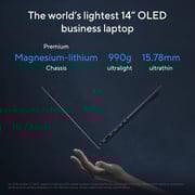 Asus Laptop (2025) Copilot+ PC- 1st Series / Intel Core 7-150U / 14inch WQXGA / 1TB SSD / 32GB RAM / Shared Intel UHD Graphics / Windows 11 Pro / English & Arabic Keyboard / Black / Middle East Version - [B9403CVAR-C7321TB0X]