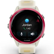 Garmin Forerunner 570 Smartwatch Raspberry Aluminium with Translucent Bone/Mango Band - 010-02970-02