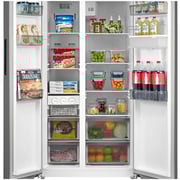 Midea Side By Side Refrigerator 513L Stainless Steel - MDRS704FIE02AE