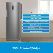 Midea Upright Freezer 238L Silver - MDRU333FEE46AE