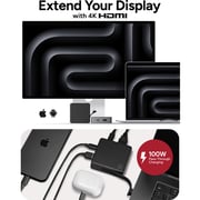 Zagg 4 Port Hub Grey/Black - 109913194