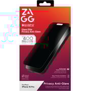 Zagg Invisibleshield Privacy Screen Protector Black iPhone 16 Pro - 200116554