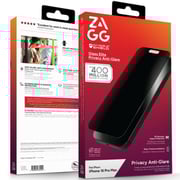 Zagg Invisibleshield Privacy Screen Protector Black iPhone 16 Pro Max - 200116555