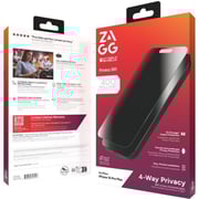 Zagg Invisibleshield Privacy Screen Protector Black iPhone 16 Pro - 200116558