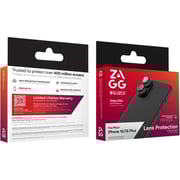 Zagg Invisibleshield Premium Glass Elite Lens Protector Transparent/Black iPhone 16/Plus - 200116574