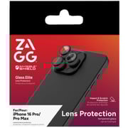Zagg Invisibleshield Premium Glass Elite Lens Protector Transparent/Black iPhone 16 Pro/Max - 200116575