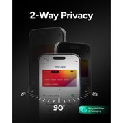 Zagg Invisible Shield Privacy Screen Protector Black iPhone 16 - 200116552