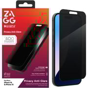 Zagg Invisible Shield Privacy Screen Protector Black iPhone 16 - 200116552
