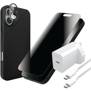 Zagg 5-in-1 Privacy Protect & Power Bundle iPhone 16 Plus - 100516591