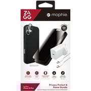 Zagg 5-in-1 Privacy Protect & Power Bundle iPhone 16 Plus - 100516591