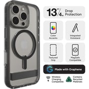 Zagg Santa Cruz Snap Case Black/Transparent iPhone 16 Pro - 702315503