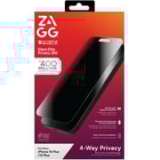 Zagg Invisibleshield Privacy Screen Protector Black iPhone 16 Plus - 200116557
