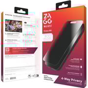 Zagg Invisibleshield Privacy Screen Protector Black iPhone 16 Plus - 200116557