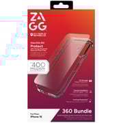 Zagg Invisibleshield Glass Elite 360 Clear Case With Screen Protector Transparent iPhone 16 - 200516568