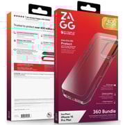 Zagg Invisibleshield Glass Elite 360 Clear Case With Screen Protector Transparent iPhone 16 Pro Max - 200516571