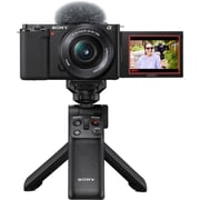 Sony ZV-E10 Interchangeable Lens Vlog Camera Black With Vlogging Accessories - ILCEZVE10LB