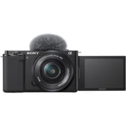 Sony ZV-E10 Interchangeable Lens Vlog Camera Black With Vlogging Accessories - ILCEZVE10LB
