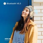 Green Lion Sunstone Wireless On Ear Headset Titanium - GNSUNHDGNDTI