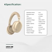 Green Lion Sunstone Wireless On Ear Headset Titanium - GNSUNHDGNDTI