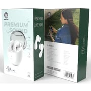 Green Lion Athens Wireless Earbuds White - GNATHNSTWSWH