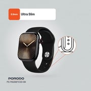 Porodo Magnifico 3 Smartwatch Black - PD-MAGNIFICO3-BK