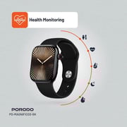 Porodo Magnifico 3 Smartwatch Black - PD-MAGNIFICO3-BK