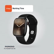 Porodo Magnifico 3 Smartwatch Black - PD-MAGNIFICO3-BK