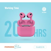 Porodo Wireless Earbuds 3 Pink - PB-ARPD3-PK