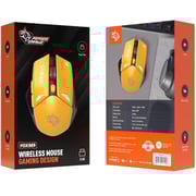 Porodo Wireless Gaming Mouse Yellow - PDX323-YL