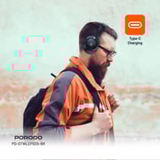 Porodo Soundtec Noise-Canceling On Ear Headset Black - PD-STWLEP025-BK