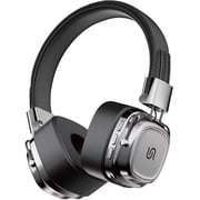 Porodo Soundtec Vintage Wireless On Ear Headset Black/Silver - PD-STWLEP037-BKSL