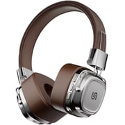 Porodo Soundtec Vintage Wireless On Ear Headset Brown/Silver - PD-STWLEP037-BRSL