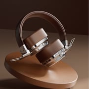 Porodo Soundtec Vintage Wireless On Ear Headset Brown/Silver - PD-STWLEP037-BRSL