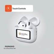 Porodo Soundtec Glimpse Wireless Earbuds White - PD-STWLEP040-WH