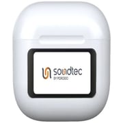 Porodo Soundtec Glimpse Wireless Earbuds White - PD-STWLEP040-WH